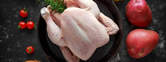 Fresh poultry meat: broilers