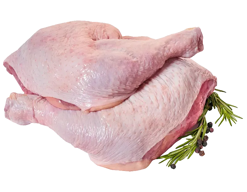 Fresh poultry meat: legs from broilers.